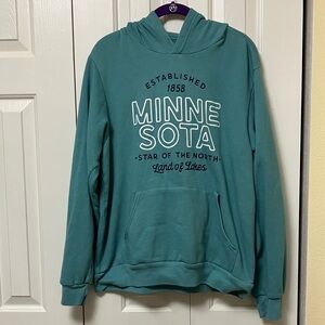Bella Canvas Teal Minnesota Hoodie